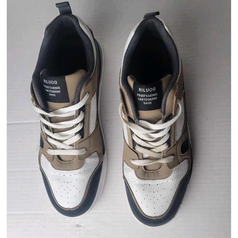 Riluog Skate Men's Professional Skate Board Shoe. Size 9 Comfortable Walk - Picture 2 of 12